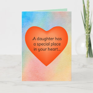 Editable Watercolor Heart Valentines Day Card