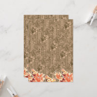 Editable Wedding Invitations with RSVP Cards