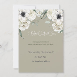 Editable Wedding Ivitation Invitation