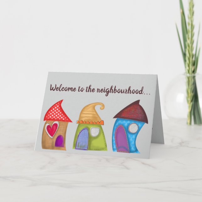 Editable Welcome to the Neighbourhood Card (Front)