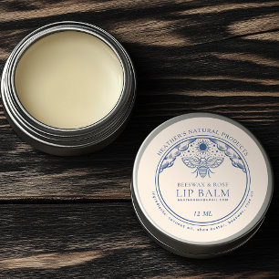 Editable Witchy Tarot Beeswax Lip Balm Tin Label