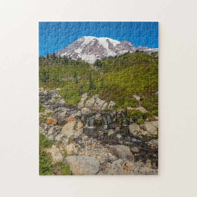 Edith Creek Mount Rainier Vertical Jigsaw Puzzle (Vertical)
