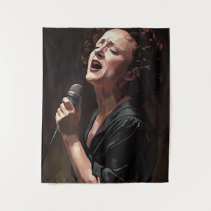 Edith piaf - Painting Tapestry