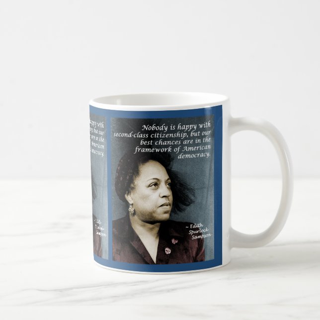 Edith Sampson: African-American citizenship Coffee Mug (Right)