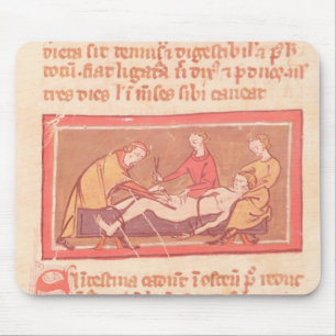 edition of 'Book of Surgery' by Rogier de Salerne Mouse Pad