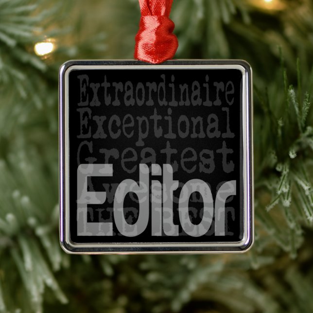 Editor Extraordinaire Metal Tree Decoration (Tree)