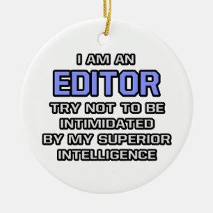 Editor Joke ... Superior Intelligence Ceramic Tree Decoration