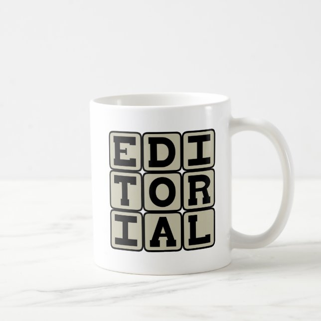 Editorial, Newspaper Item Coffee Mug (Right)