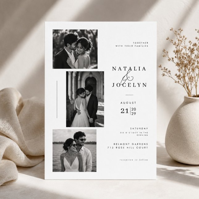 Editorial Photo Story Wedding Invitation (Creator Uploaded)