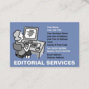 Editorial Services Business Card