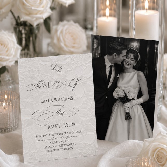 Editorial Wedding Photo Invitation (Creator Uploaded)