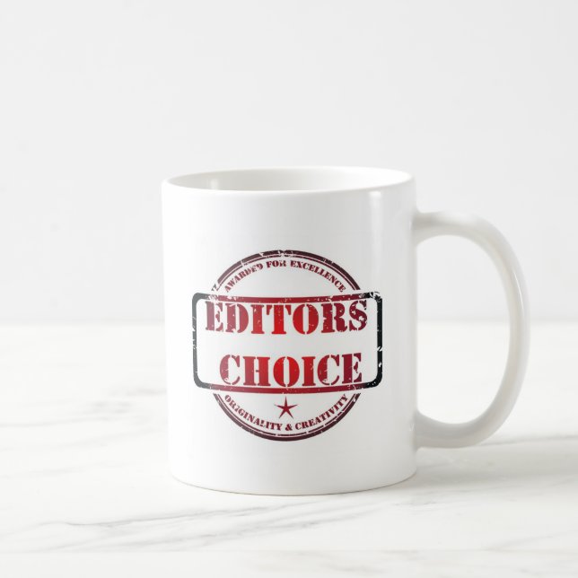 Editors choice products coffee mug (Right)