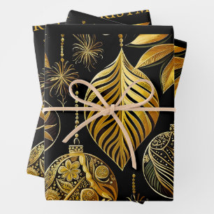Edles Weihnachtsgeschenkpapier Wrapping Paper Sheet