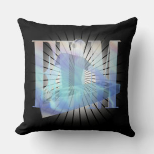 EDM ELECTRIC BLUE CUSHION