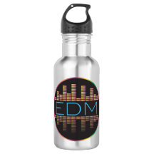 EDM Equalizer Water Bottle