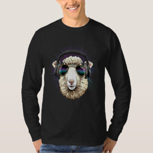 EDM House Music DJ Sheep Lamb Music  Music Artist  T-Shirt