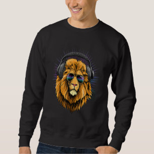 EDM House Music DJs Lion Music Music Artist Lion Sweatshirt