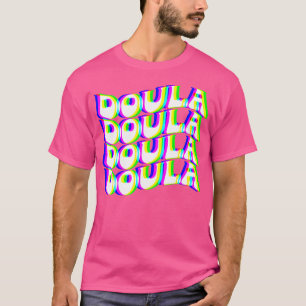 Edm Optical Illusion Trippy Groovy Doula Midwife T-Shirt