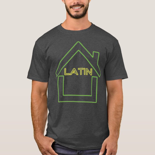 EDM Rave Gear Techno Clubbing DJ Clothing Latin T-Shirt (Front)