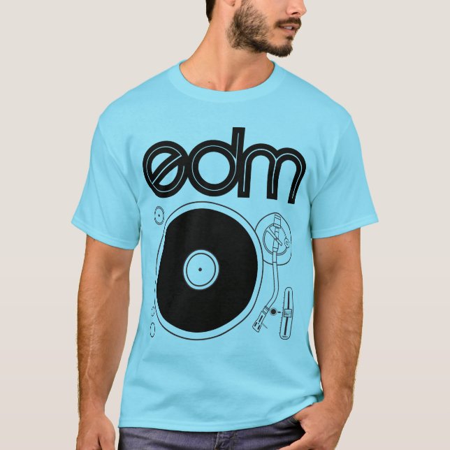 EDM Retro Turntable Shirt (Front)