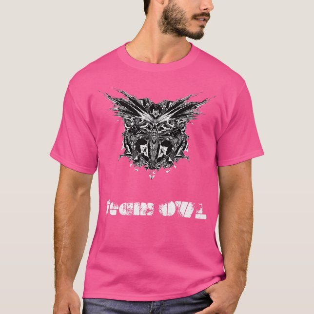 Edm Shirt Team Owl - Low Poly Techno Owl (Front)