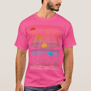 Edm Techno Sun Moon Design Dance Rave Music Festiv T-Shirt