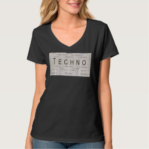 Edm Techno Underground Rave Cities On Back T-Shirt