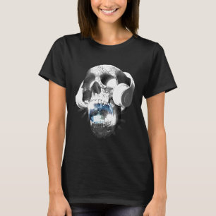 EDM Urban DJ hip hop skull streetwear headphones g T-Shirt