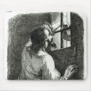 Edmond Dantes imprisoned in the Chateau d'If Mouse Pad