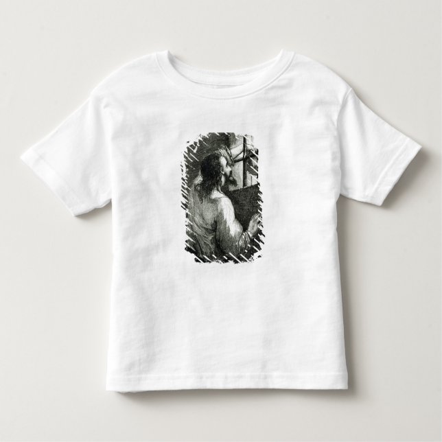 Edmond Dantes imprisoned in the Chateau d'If Toddler T-Shirt (Front)