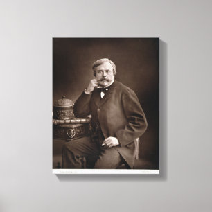 Edmond de Goncourt (1822-96) from 'Galerie Contemp Canvas Print