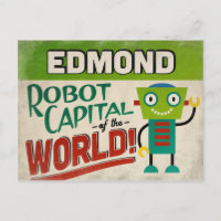 Edmond Oklahoma Robot - Funny Vintage