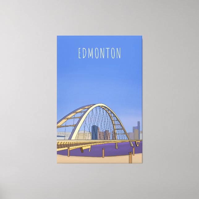 Edmonton Alberta Canada Canvas Print (Front)