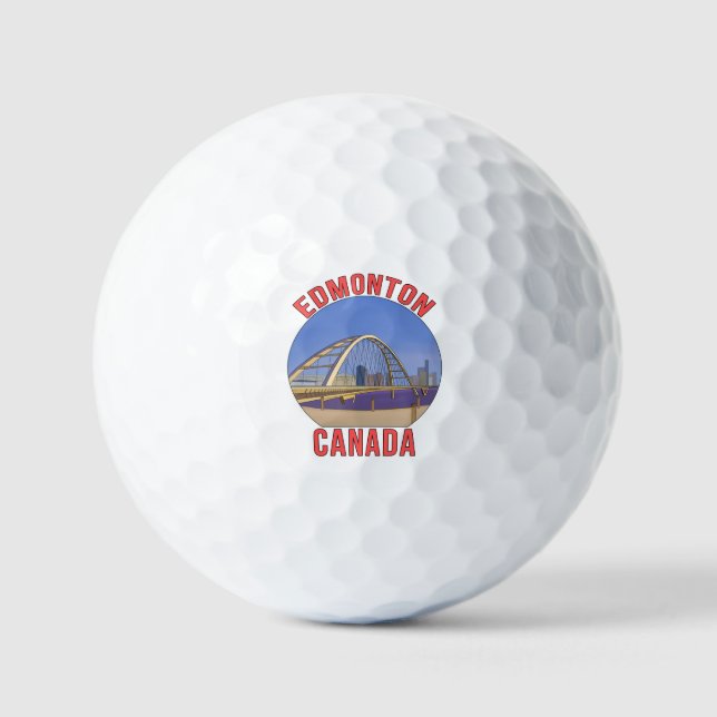 Edmonton Alberta Canada Golf Balls (Front)