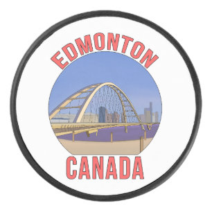 Edmonton Alberta Canada Hockey Puck