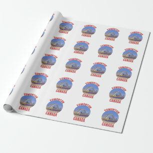Edmonton Alberta Canada Wrapping Paper