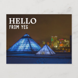 Edmonton, Alberta Postcard   Hello From YEG