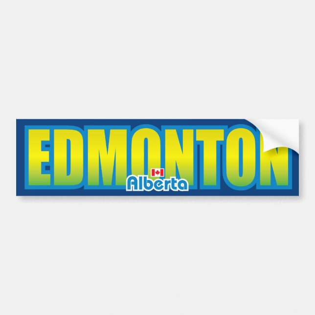 Edmonton Bumper Sticker (Front)