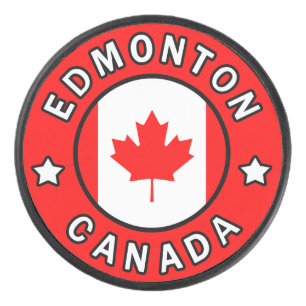 Edmonton Canada Hockey Puck