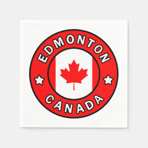 Edmonton Canada Napkin