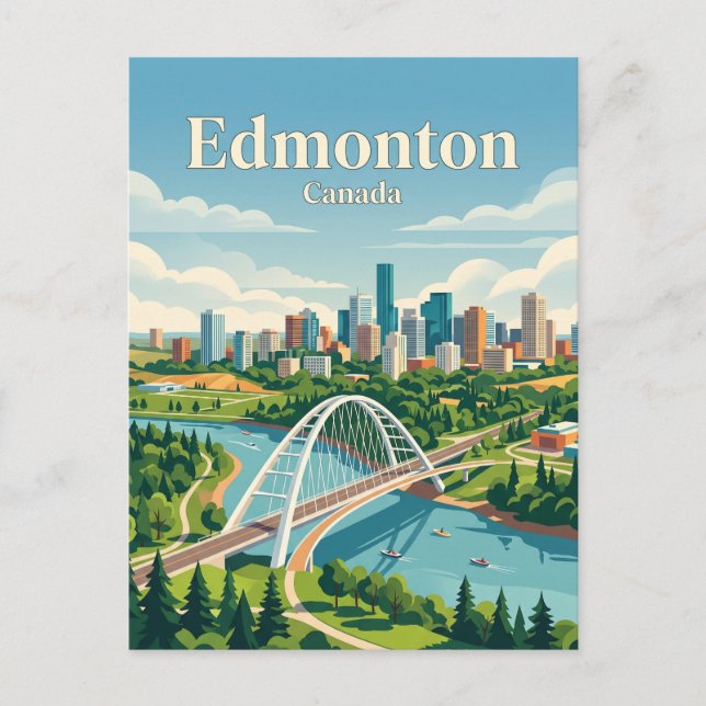 Edmonton, Canada Postcard (Front)