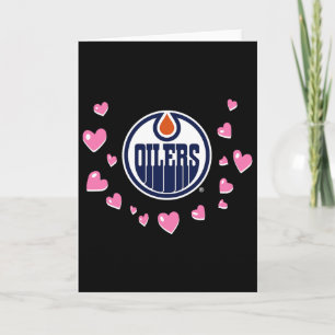 Edmonton Oilers Valentine Love Nhl Officially Lice Card