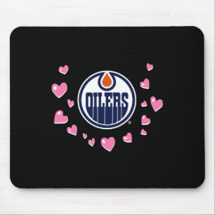 Edmonton Oilers Valentine Love Nhl Officially Lice Mouse Pad