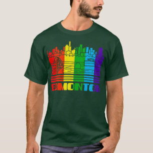 Edmonton Pride  Edmonton LGBT Gift LGBTQ Supporter T-Shirt