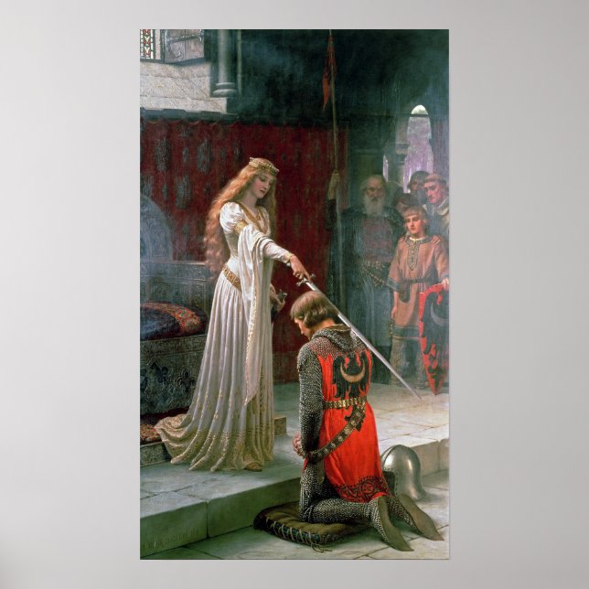 Edmund Blair Leighton Accolade Poster (Front)