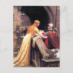Edmund Blair Leighton - God Speed! ( 1900 ) Postcard