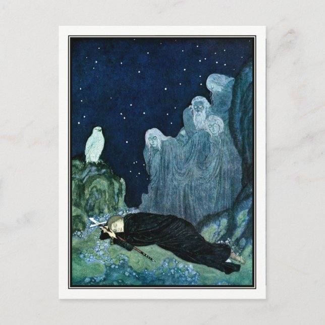 Edmund Dulac - The Dreamer of Dreams Postcard (Front)