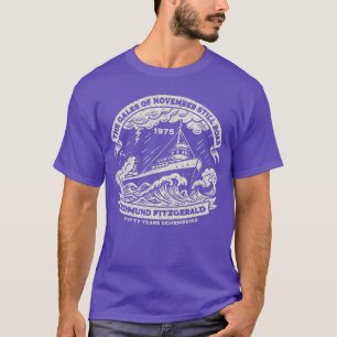 Edmund Fitzgerald Anniversary Great Lakes Maritime T-Shirt