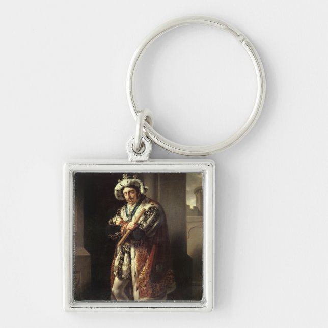 Edmund Kean  as Richard III, 1814 Key Ring (Front)