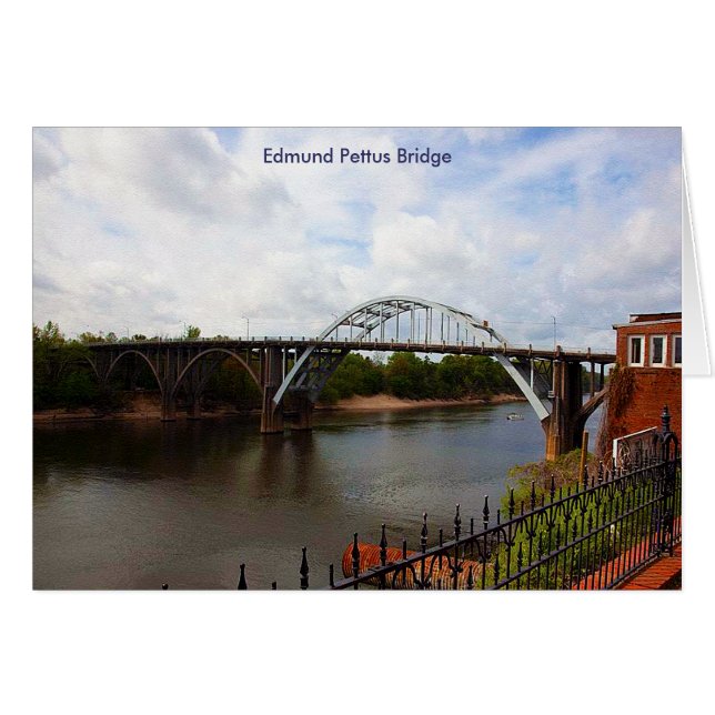Edmund Pettus Bridge in Selma, Alabama (Front Horizontal)